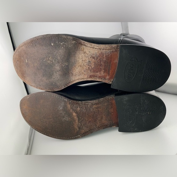 Justin Men's 10" Temple Roper Black Casual Boots 3133 Size 8.5 - Picture 3 of 10